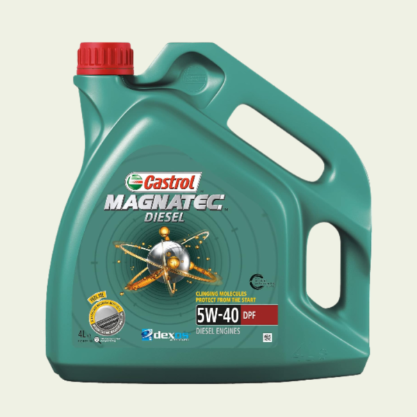 Castrol MAGNATEC Diesel 5W-40 DPF Engine Oil – 4L | Full Synthetic | DUALOCK Protection